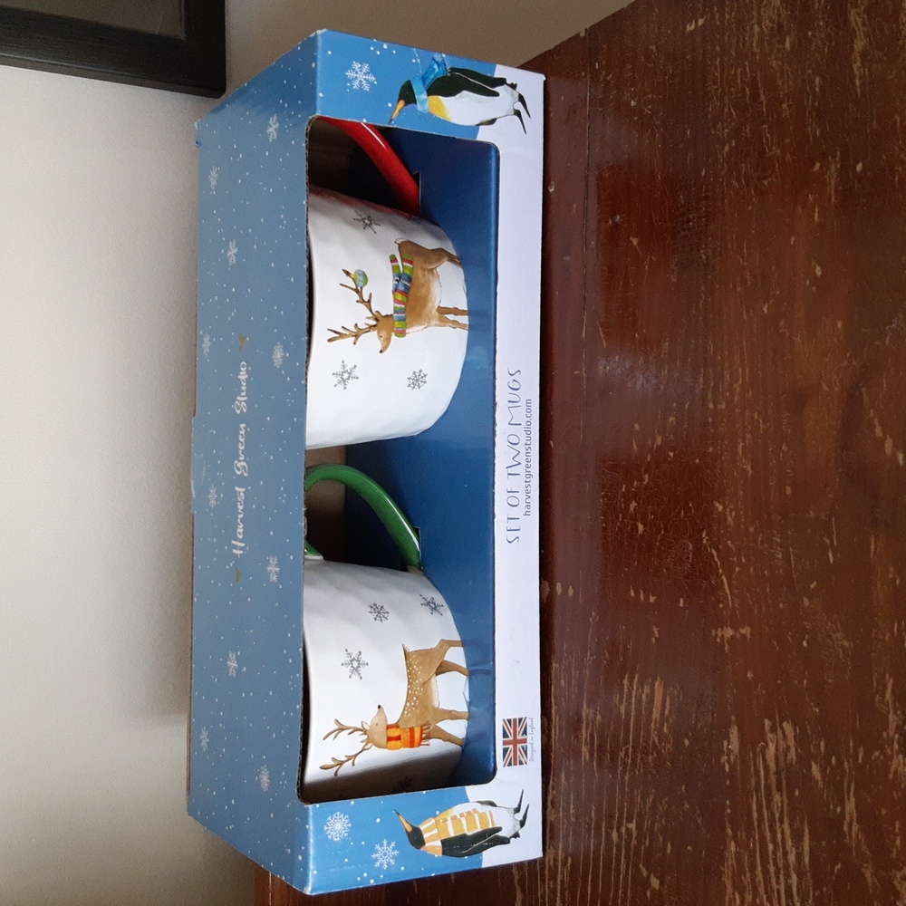 Set of Two Christmas Mugs